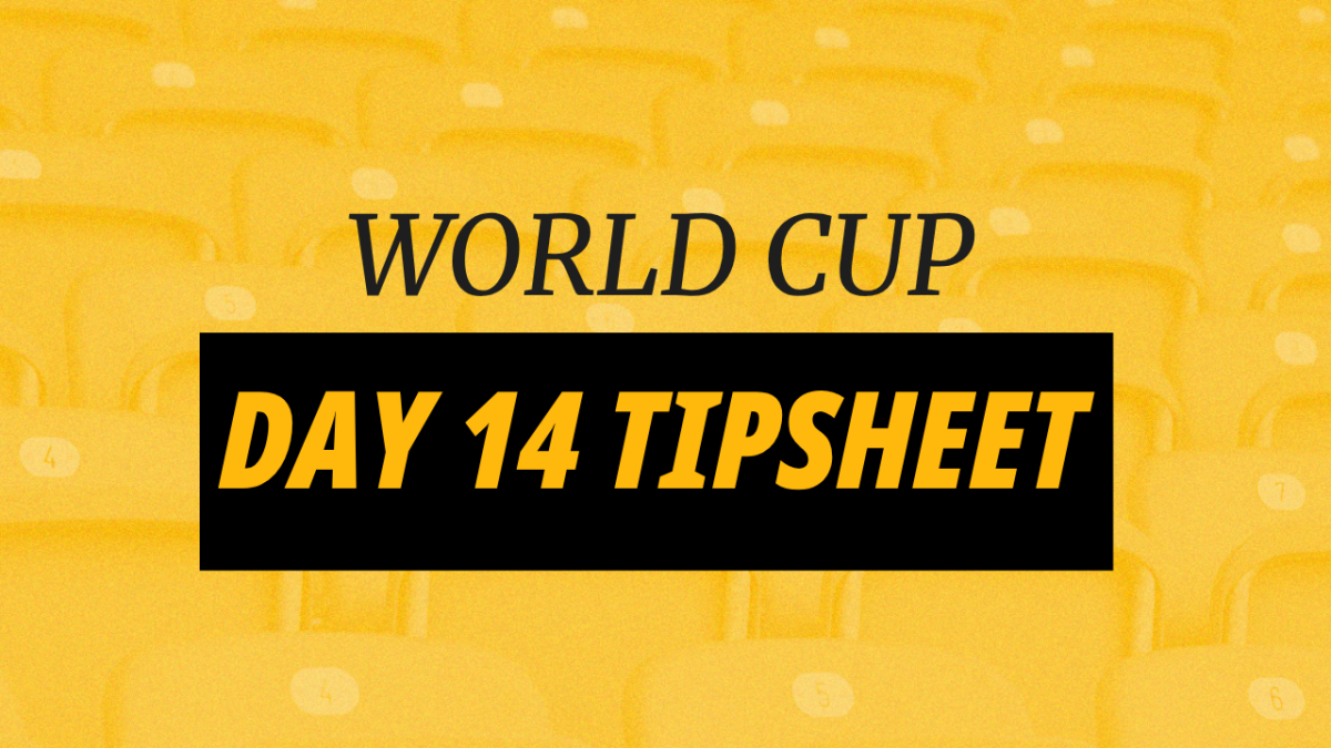 Jimmy The Punt's 2026 World Cup day 14 predictions